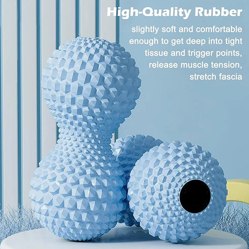 EVA Peanut Massage Ball Double Lacrosse Mobility Therapy Tool