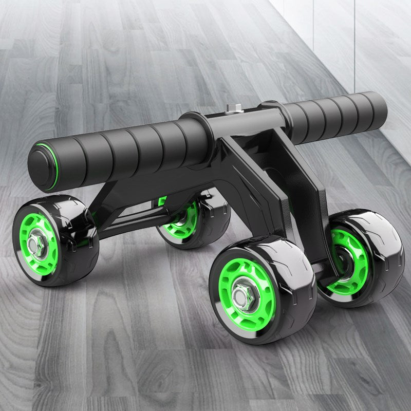 Four-wheeled Abdominal Roller - Home Exercise Equipment