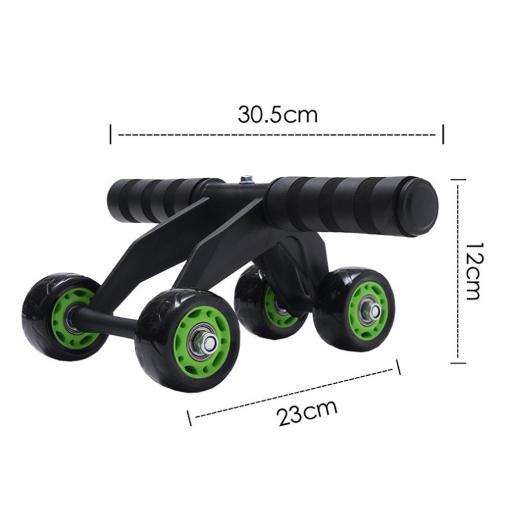 Four-wheeled Abdominal Roller - Home Exercise Equipment