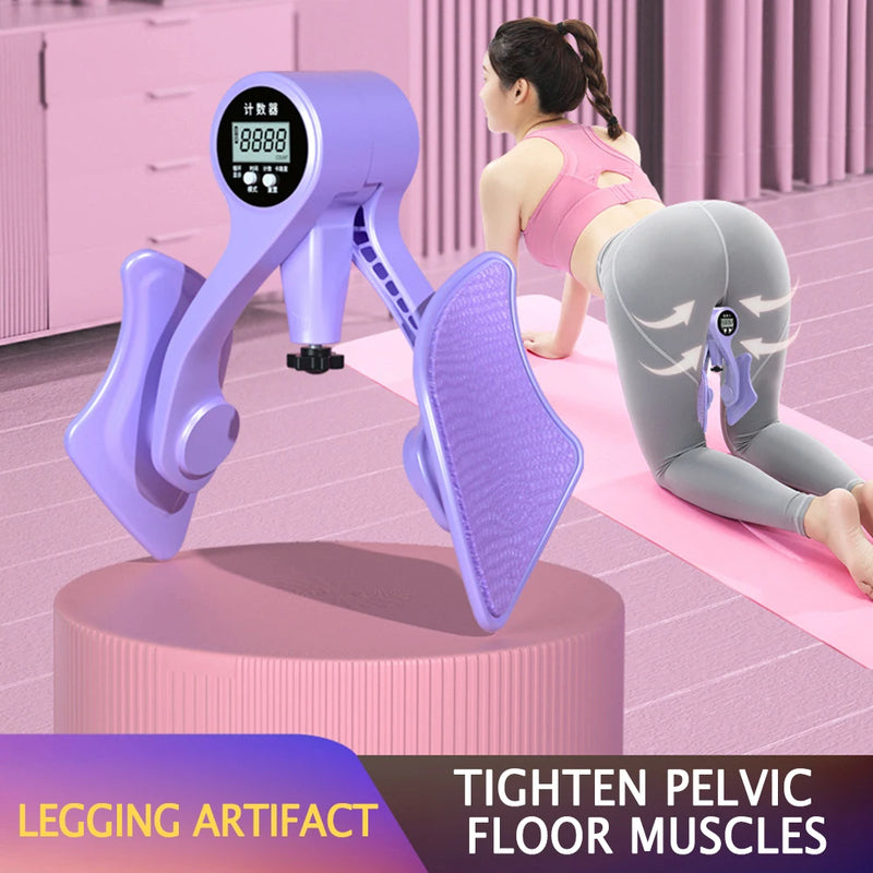 Digital Counter Hip Leg Trainer Adjustable Inner Thigh Exerciser