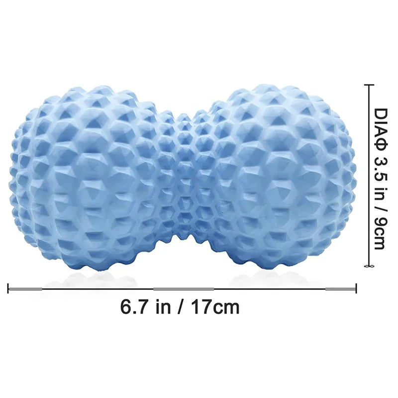 EVA Peanut Massage Ball Double Lacrosse Mobility Therapy Tool
