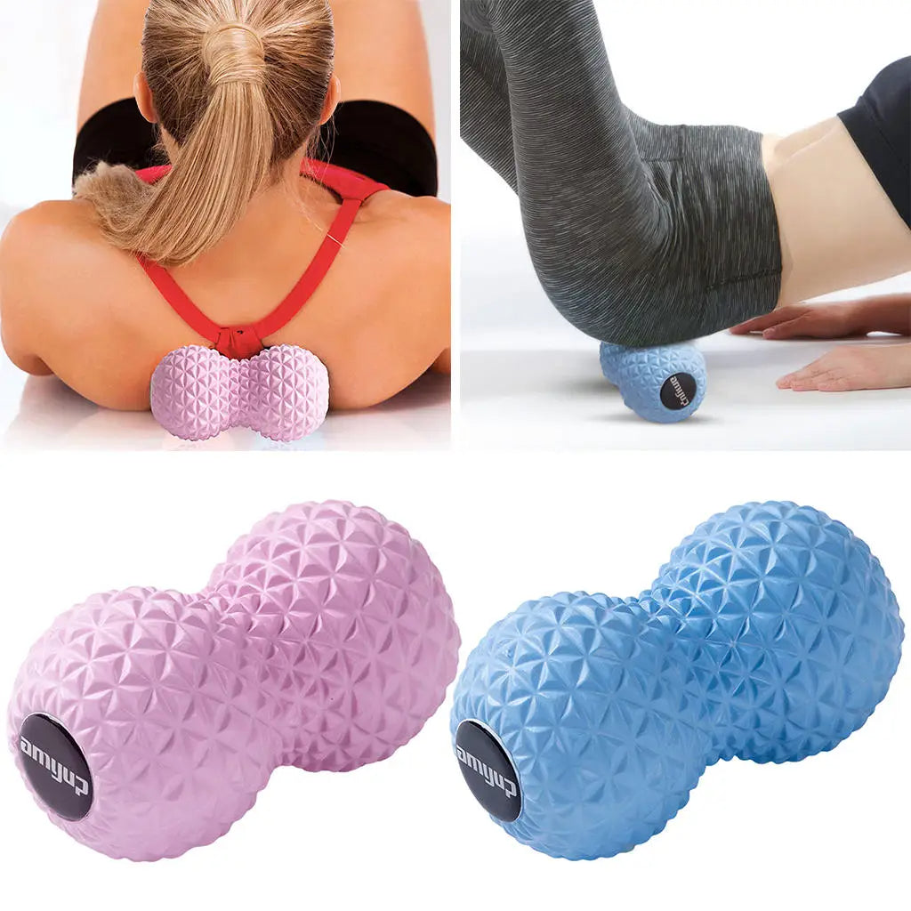EVA Peanut Massage Ball Double Lacrosse Mobility Therapy Tool