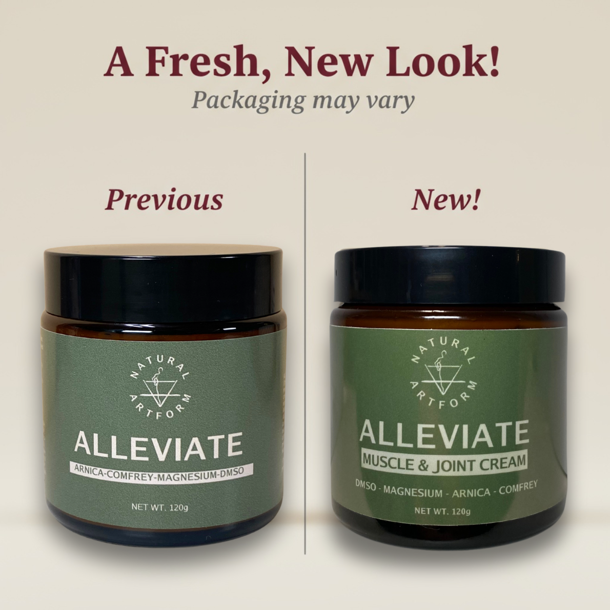 ALLEVIATE | Botanical Massage Balm for Active Bodies | Natural Artform