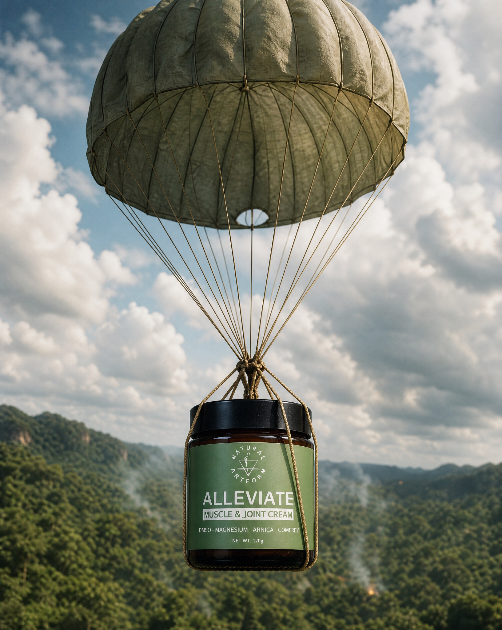 ALLEVIATE | Botanical Massage Balm for Active Bodies | Natural Artform
