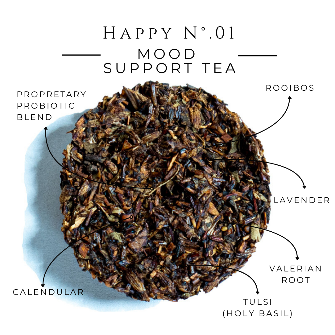 Happy No. 01 Loose Leaf Wellness Tea Herbal Blend