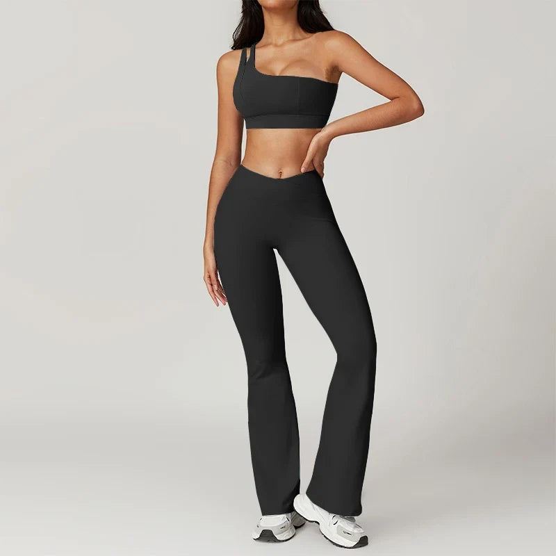 Women’s Scrunch Butt Sports Set Push-Up Workout Activewear