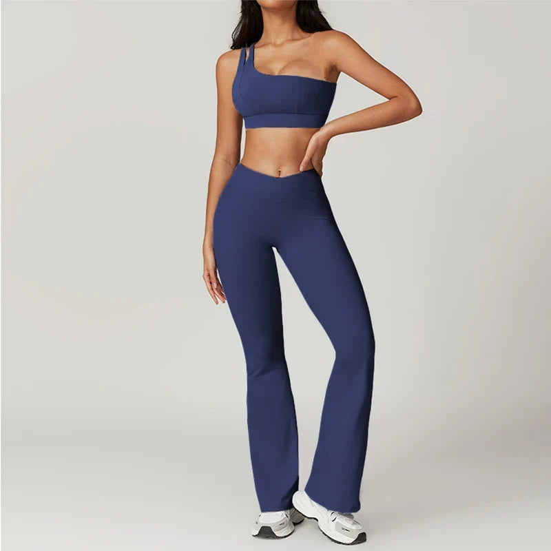Women’s Scrunch Butt Sports Set Push-Up Workout Activewear
