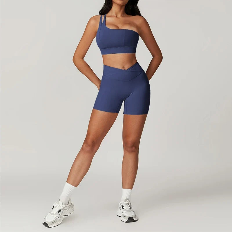 Women’s Scrunch Butt Sports Set Push-Up Workout Activewear