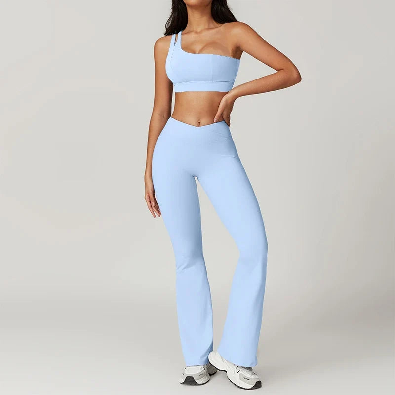 Women’s Scrunch Butt Sports Set Push-Up Workout Activewear