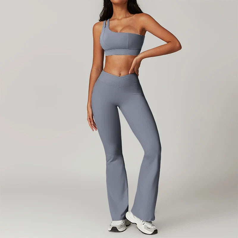 Women’s Scrunch Butt Sports Set Push-Up Workout Activewear