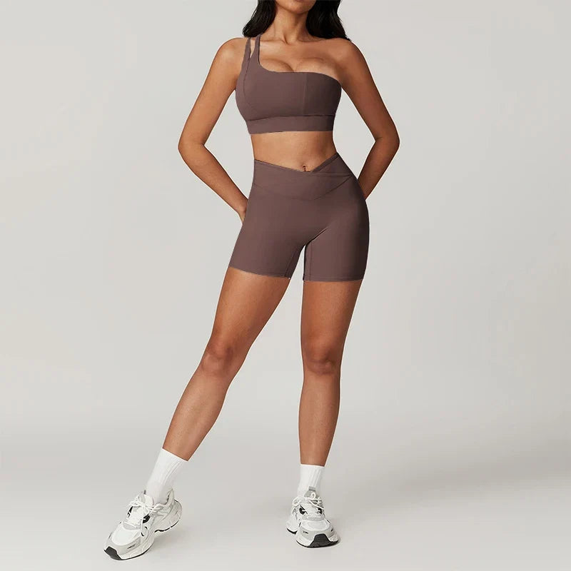 Women’s Scrunch Butt Sports Set Push-Up Workout Activewear