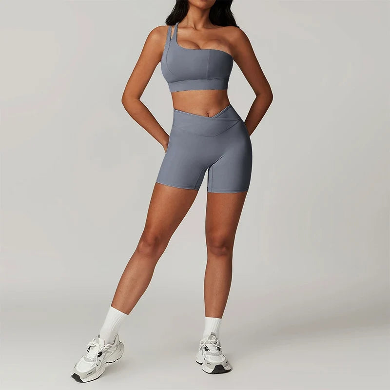 Women’s Scrunch Butt Sports Set Push-Up Workout Activewear