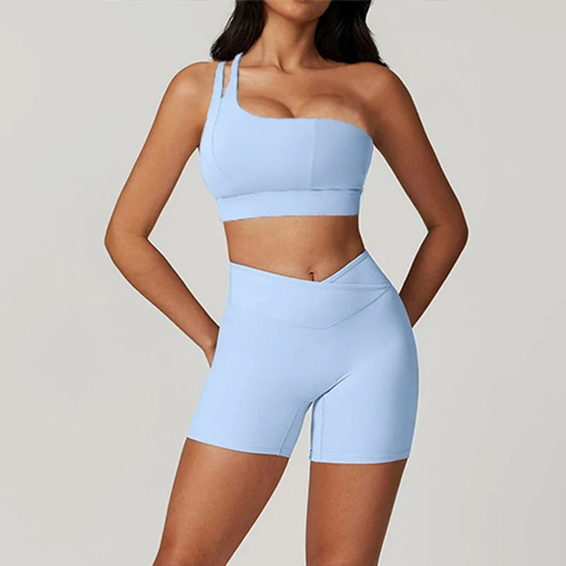 Women’s Scrunch Butt Sports Set Push-Up Workout Activewear
