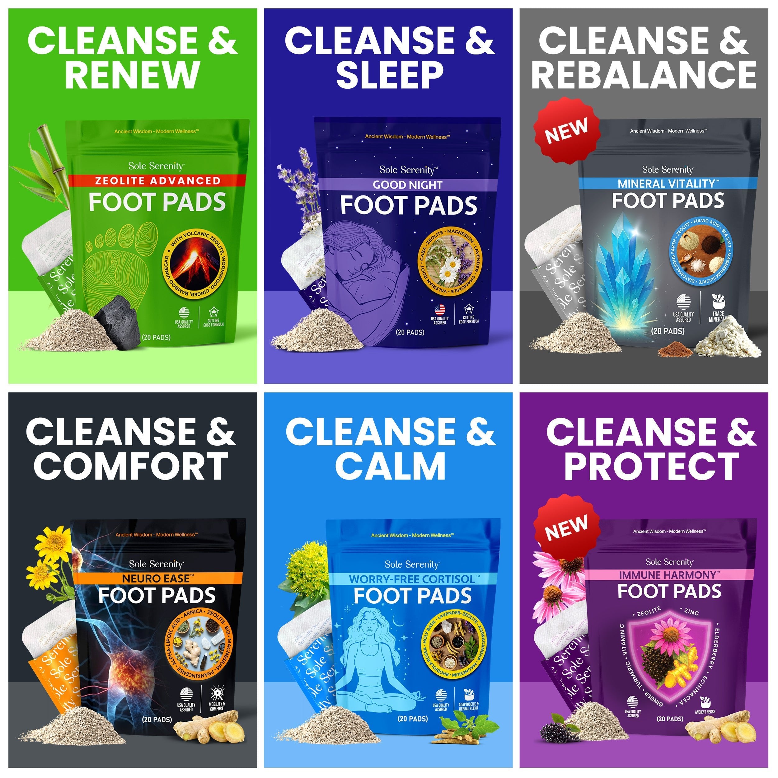 Good Night Sleep + Detox Foot Pads